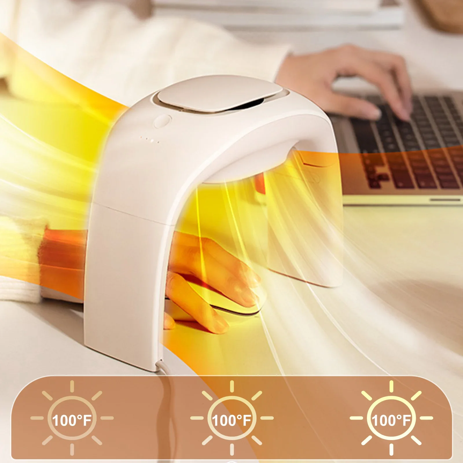 Office And Tech - Eary Taşınabilir Kışlık Fare Şeklinde El