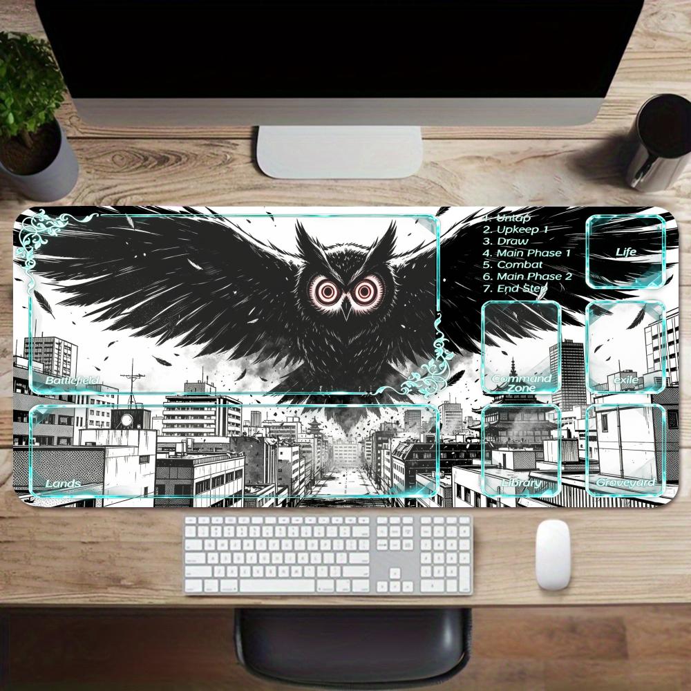 Office And Tech - Şehir karanlık canavarı oyun matı camgöbeği