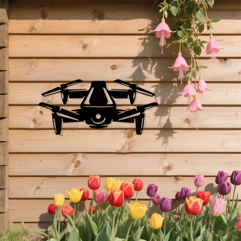 Office And Tech - Modern Drone Silüeti Alüminyum Duvar Sanatı
