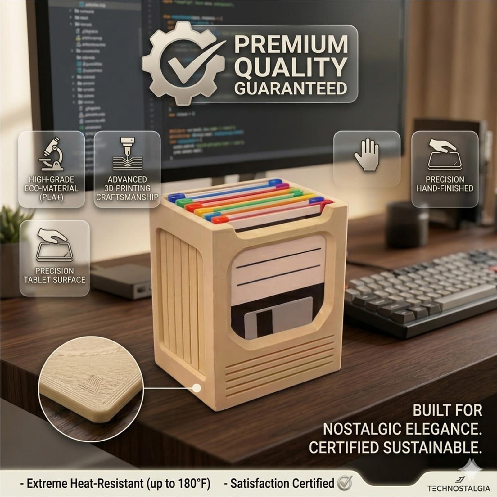 Office And Tech - Retro Teknoloji Bardak Altlığı Seti Retro