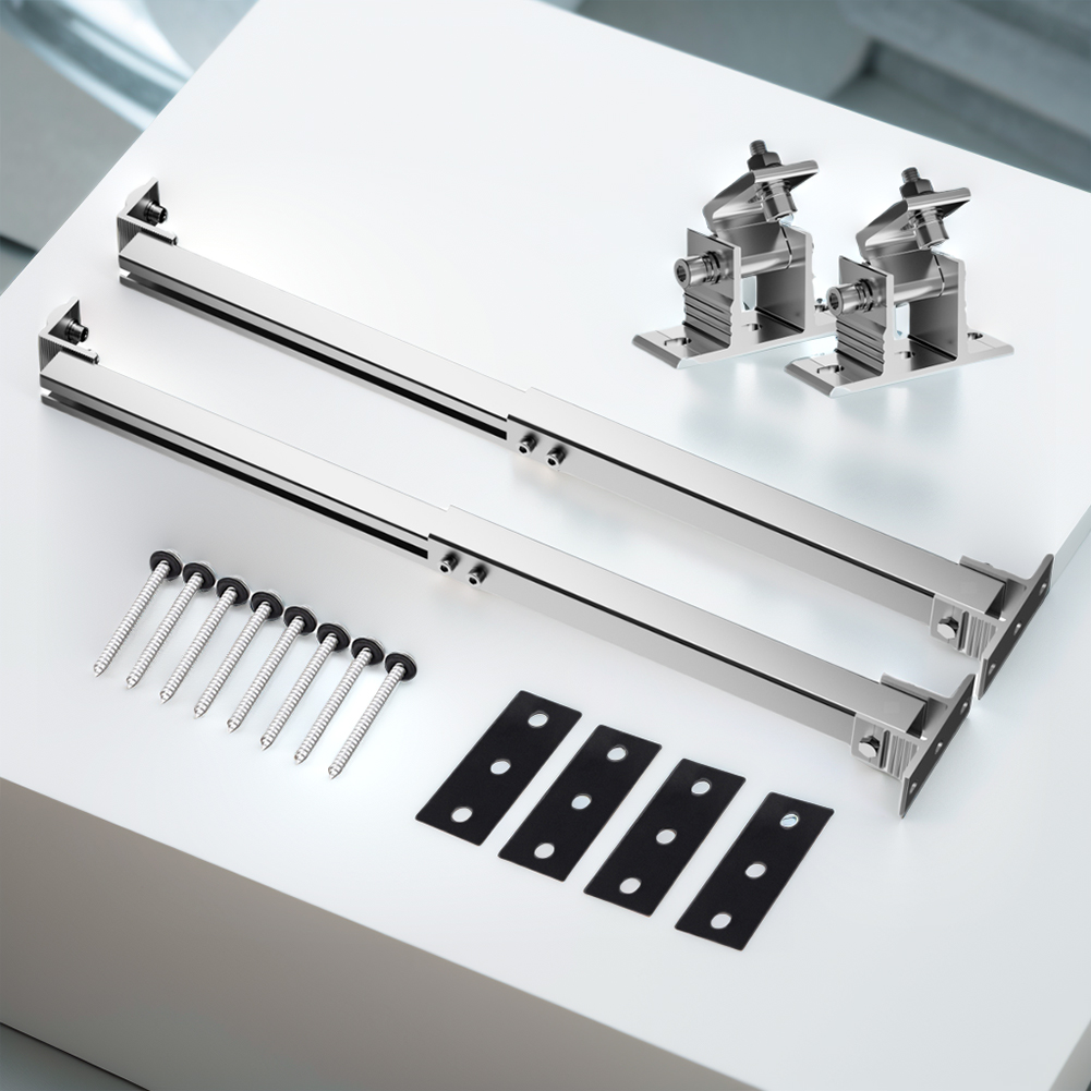 Güneş Paneli Montaj Rafı Alümi - Flat Panel Mount Tilt incelemesi ve fiyatı