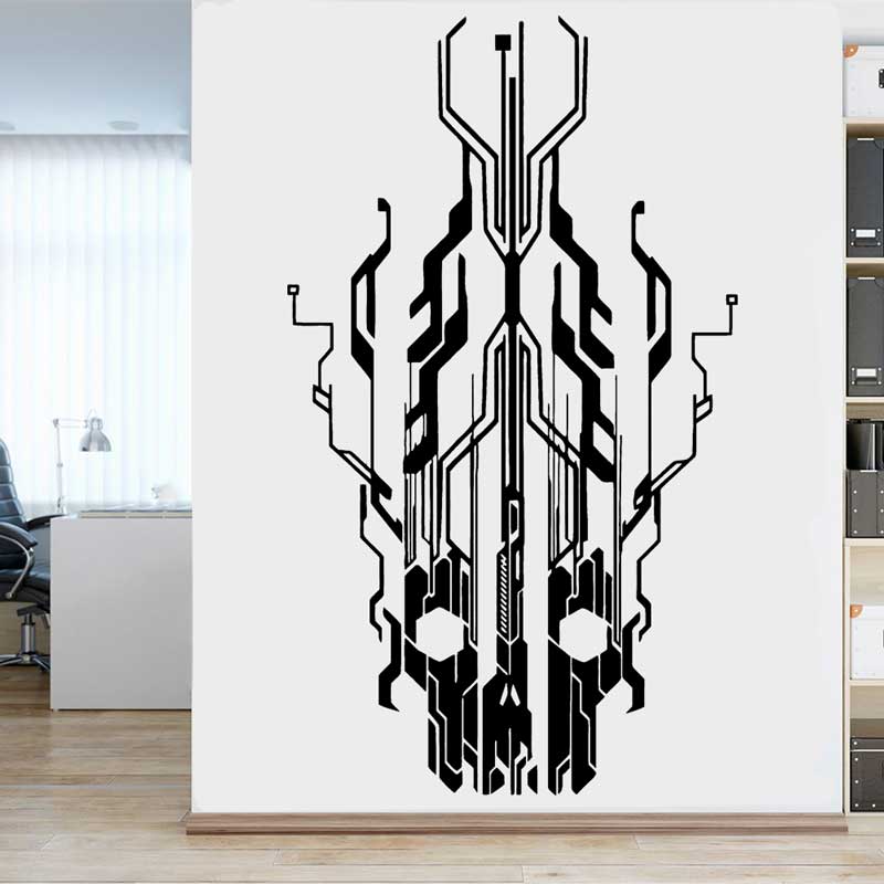 Çip devre teknoloji kafatası v - Office Tech Decor incelemesi ve fiyatı