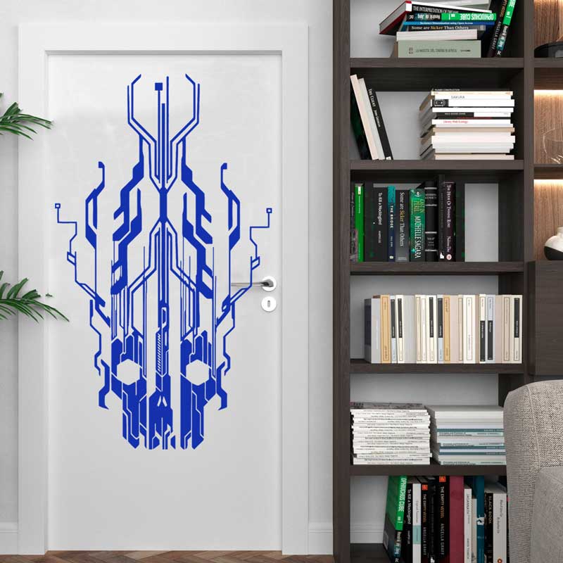 Çip devre teknoloji kafatası v - Office Tech Decor incelemesi ve fiyatı