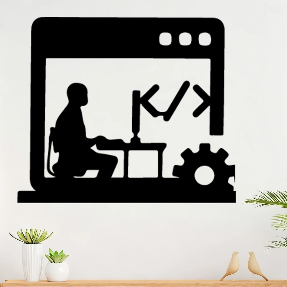 Modern Kod Ustası Metal Duvar  - Tech Office Wall Decor incelemesi ve fiyatı