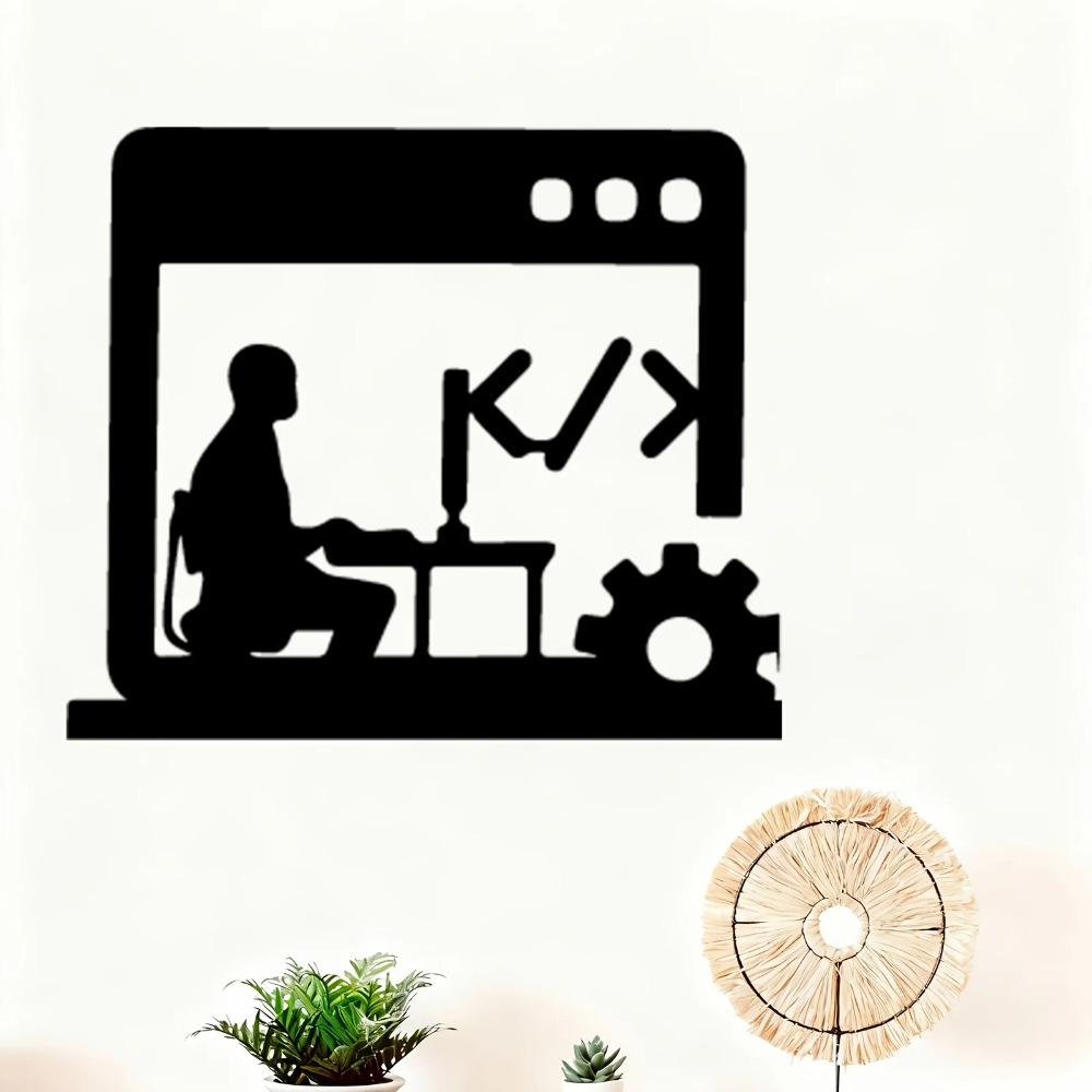 Modern Kod Ustası Metal Duvar  - Tech Office Wall Decor incelemesi ve fiyatı