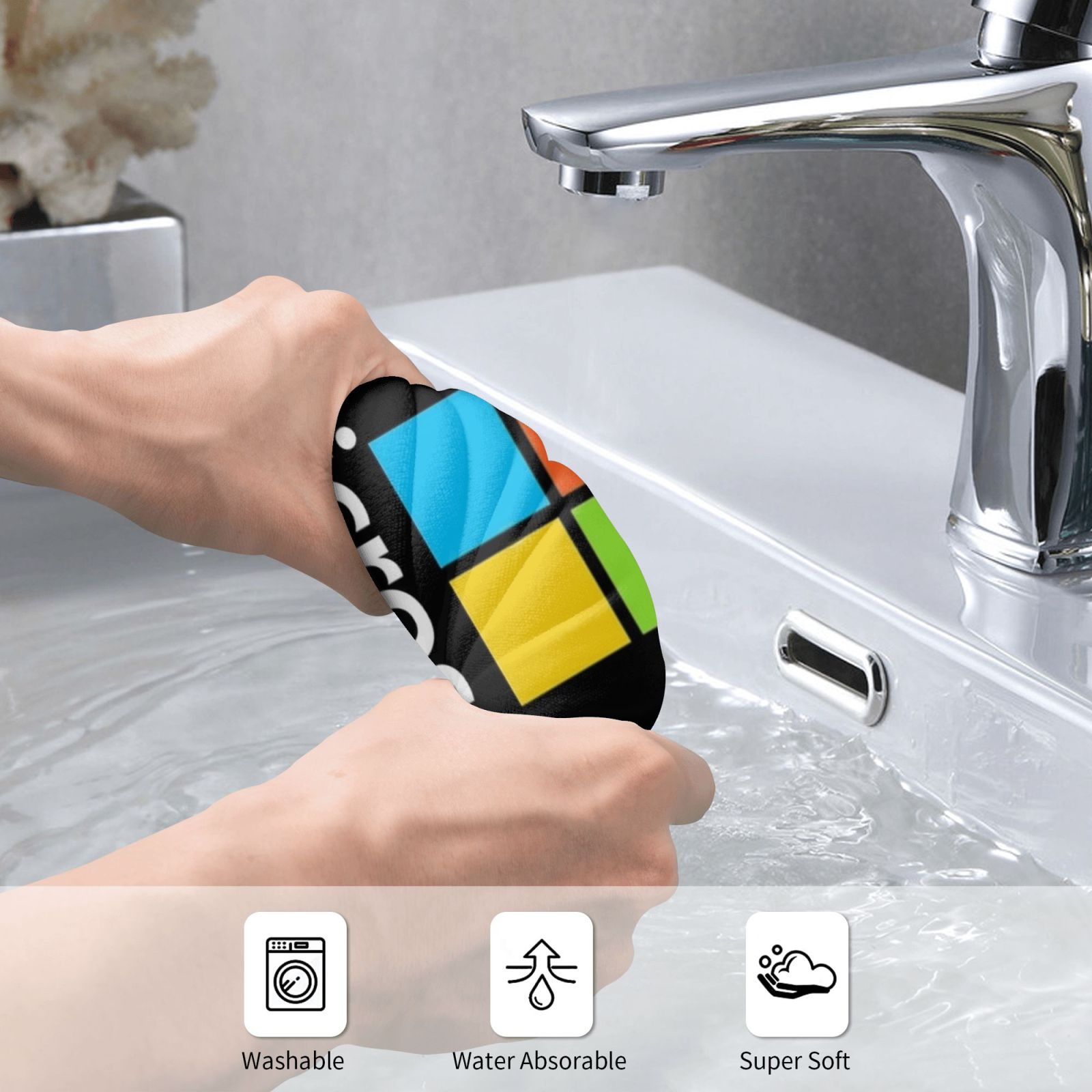 Microsoft Tipi Banyo Havlusu P - Office Tech Logo incelemesi ve fiyatı