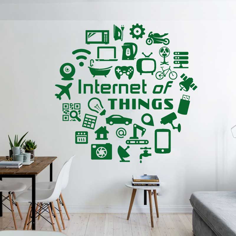 Tech vinil duvar çıkartmaları  - Tech Office Wall Decor incelemesi ve fiyatı