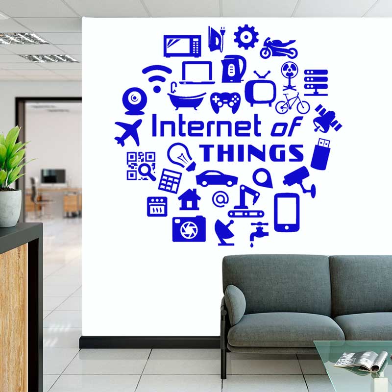 Tech vinil duvar çıkartmaları  - Tech Office Wall Decor incelemesi ve fiyatı