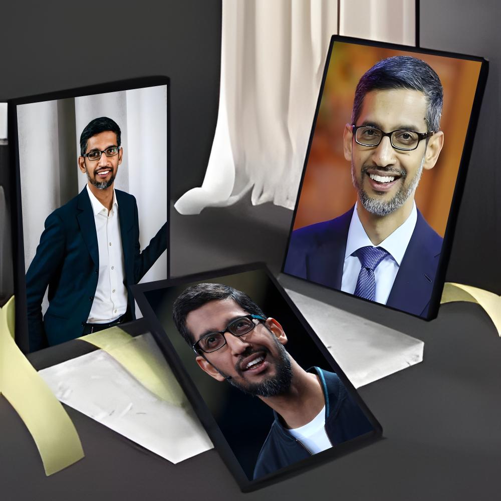 Şık Kurumsal S-Sundar Pichai T - Tech Office Wall Decor incelemesi ve fiyatı