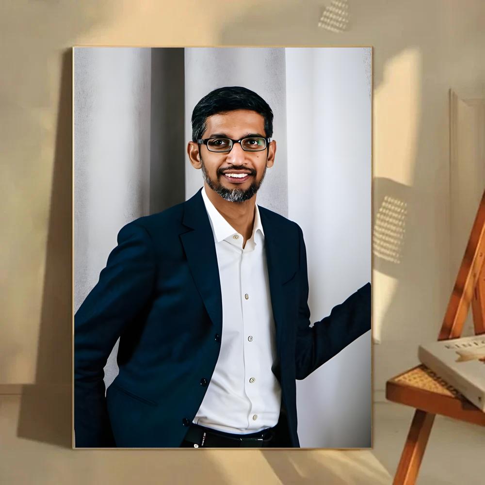 Şık Kurumsal S-Sundar Pichai T - Tech Office Wall Decor incelemesi ve fiyatı
